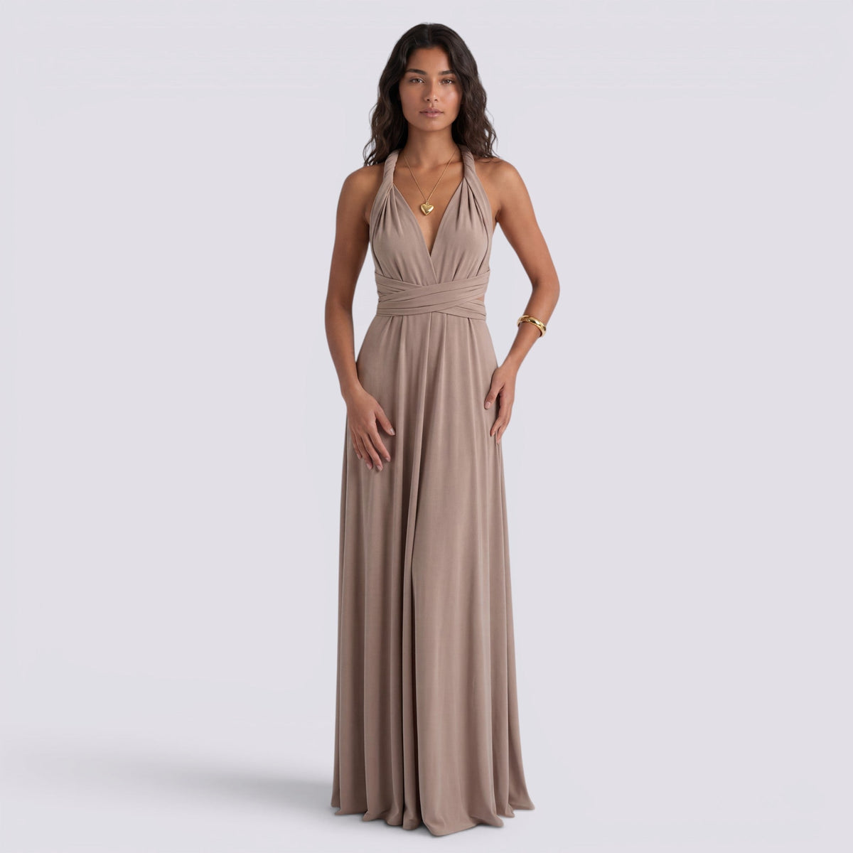 Vestido Largo Multiposición Mujer para Fiestas y Bodas | Maxi Elegante