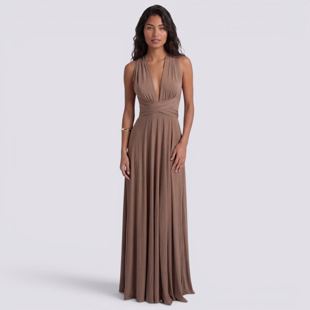 Vestido Largo Multiposición Mujer para Fiestas y Bodas | Maxi Elegante