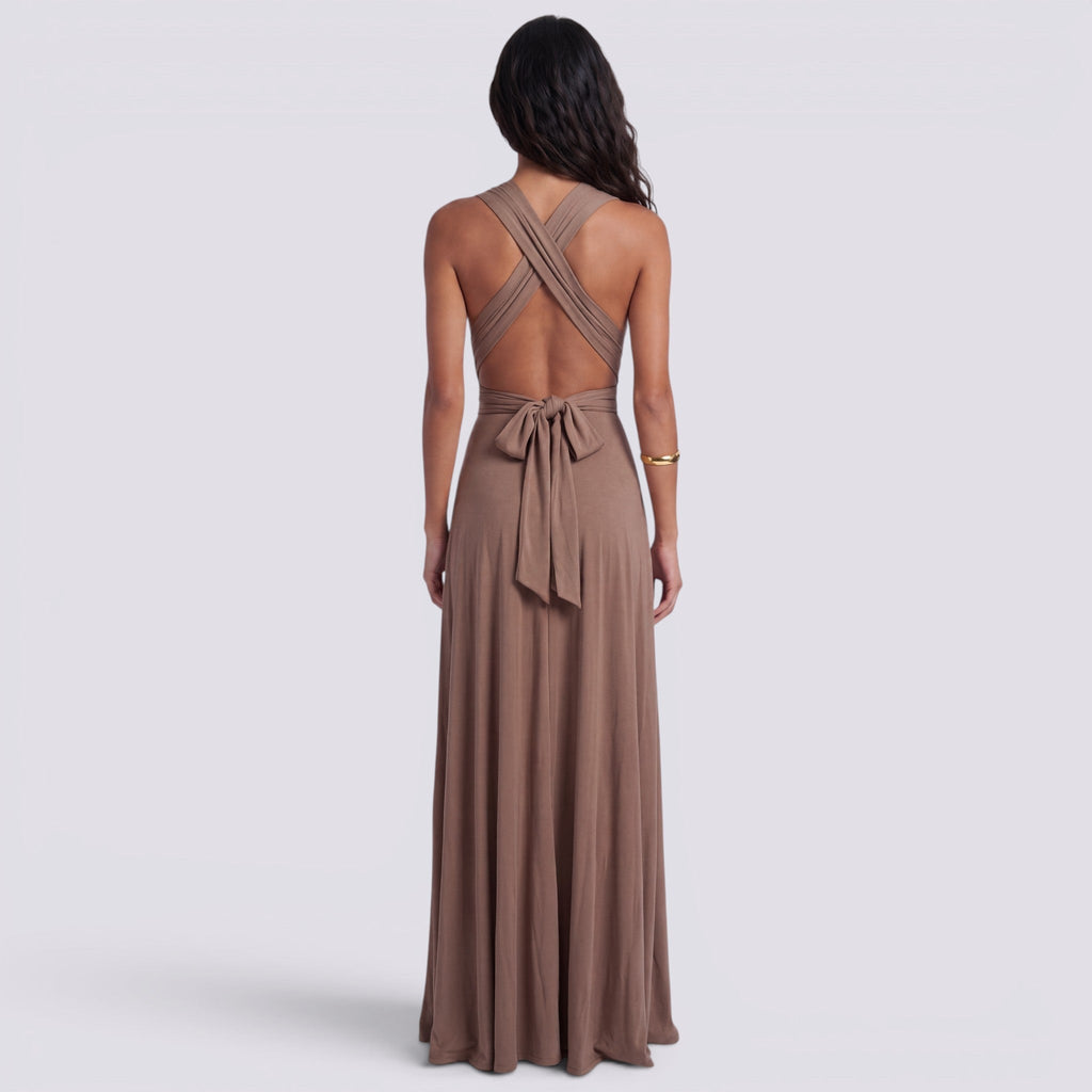 Vestido Largo Multiposición Mujer para Fiestas y Bodas | Maxi Elegante
