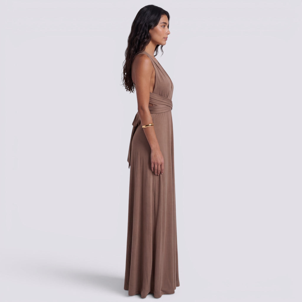 Vestido Largo Multiposición Mujer para Fiestas y Bodas | Maxi Elegante