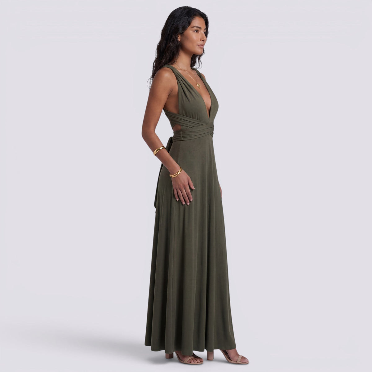 Vestido Largo Multiposición Mujer para Fiestas y Bodas | Maxi Elegante