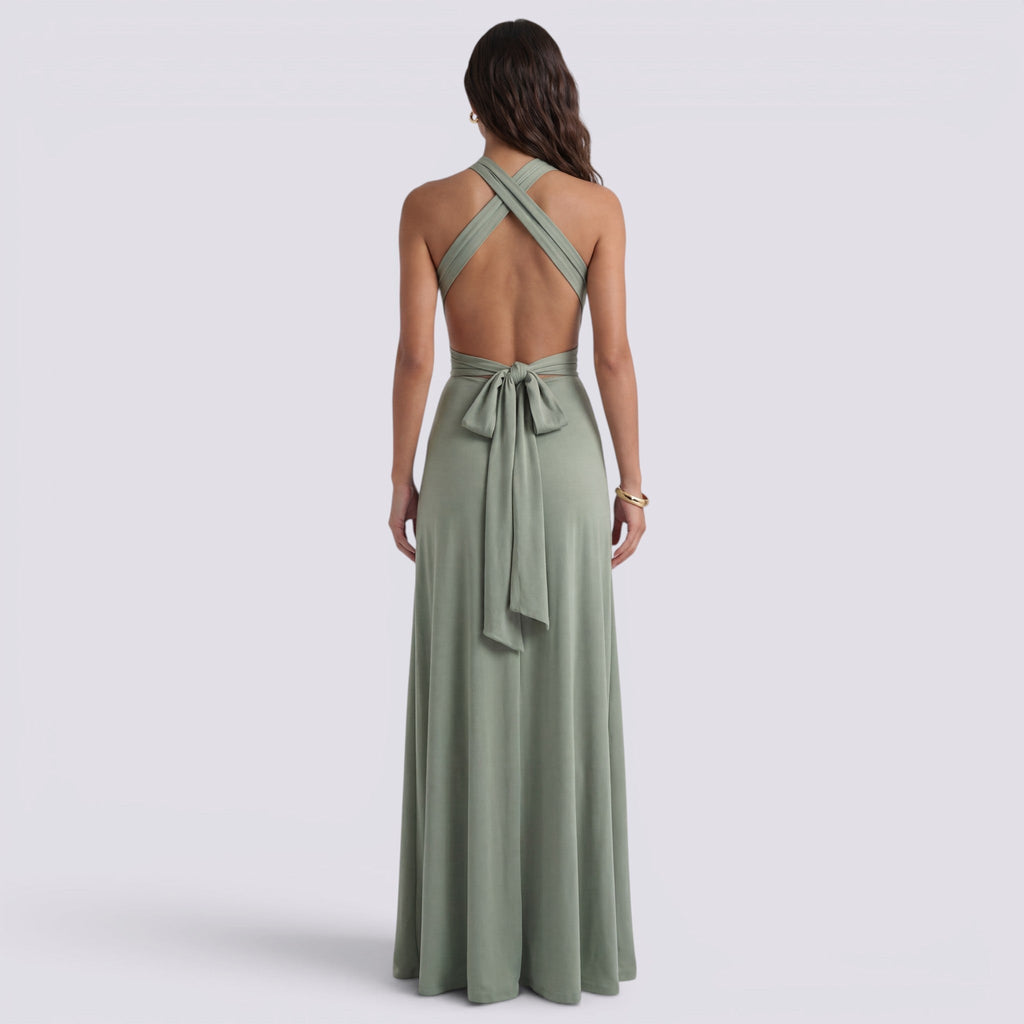 Vestido Largo Multiposición Mujer para Fiestas y Bodas | Maxi Elegante