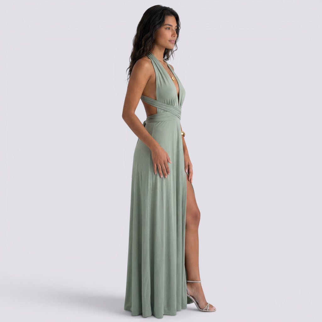 Vestido Largo Multiposición Mujer para Fiestas y Bodas | Maxi Elegante