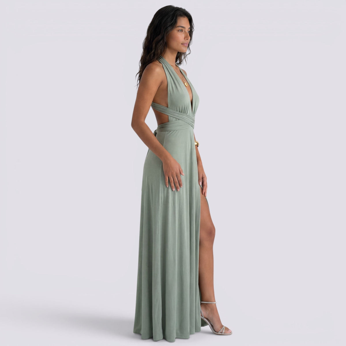 Vestido Largo Multiposición Mujer para Fiestas y Bodas | Maxi Elegante