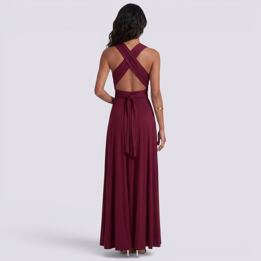 Vestido Largo Multiposición Mujer para Fiestas y Bodas | Maxi Elegante