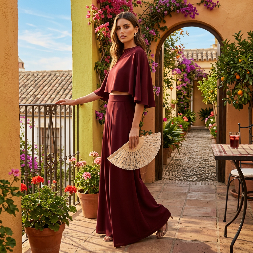 Conjunto Mujer Minimalista Elegante | Terracota