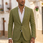 Traje de Lino Hombre Corte Entallado Boda | Gonzalo