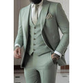 Traje de Novio de Tres Piezas Hombre Slim Fit Chaleco | Gozalez