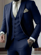 Traje de Novio de Tres Piezas Hombre Slim Fit Chaleco | Gozalez