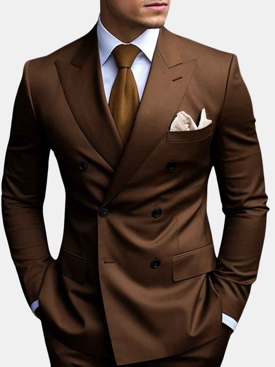 Traje de Novio Doble Botonadura Hombre Corte Slim | Rober