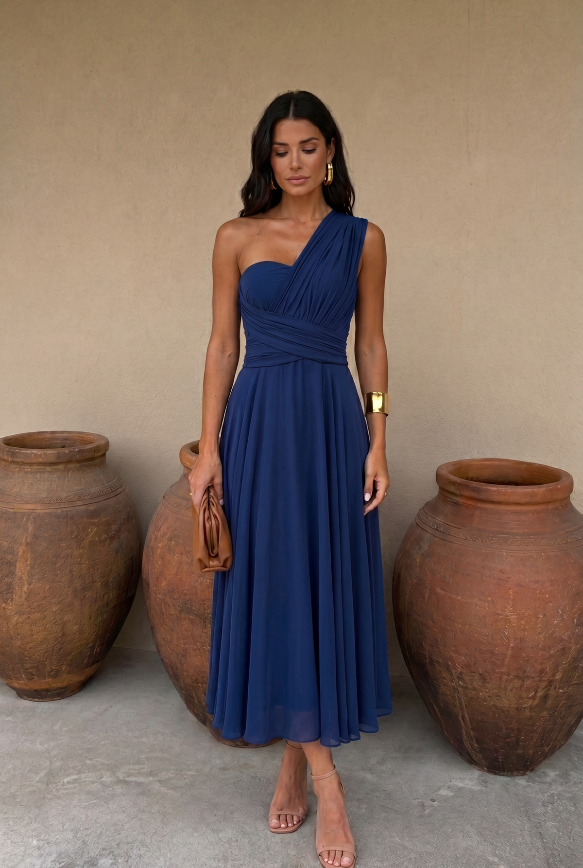 Vestido Midi Multiposición para Invitada de Boda | Murano