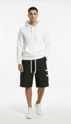 Pantalones cargo capri informales para hombre con cordón ajustable | Alex