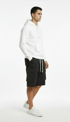 Pantalones cargo capri informales para hombre con cordón ajustable | Alex