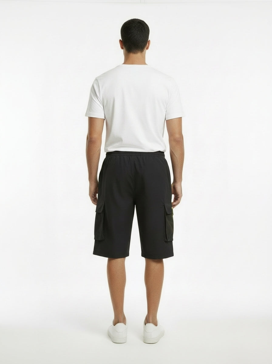 Pantalones cargo capri informales para hombre con cordón ajustable | Alex