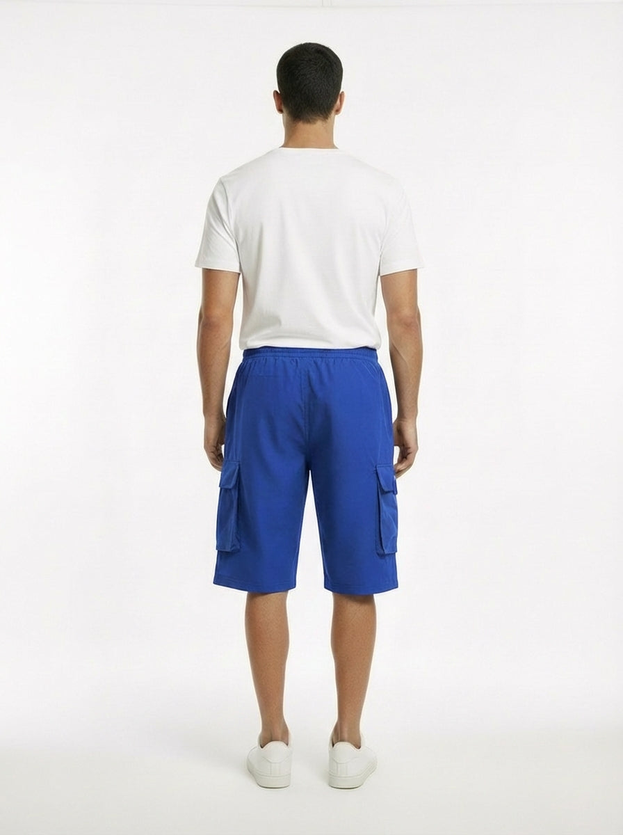 Pantalones cargo capri informales para hombre con cordón ajustable | Alex