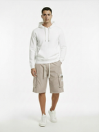 Pantalones cargo capri informales para hombre con cordón ajustable | Alex