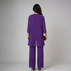 Conjunto Tres Piezas Mujer con Pedrería Elegante | Iva