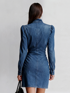 Vestido Vaquero Elástico Ajustado para Mujer | Barcelona