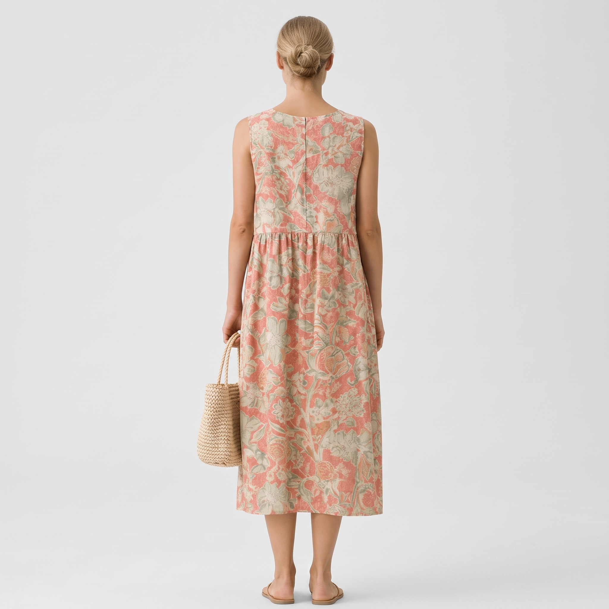 Vestido Boho Floral Midi | Eva