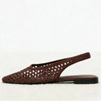 Sandalias Planas de Malla con Punta Cuadrada | Albiona™