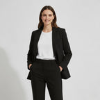 Conjunto de blazer y pantalón para mujer | Rico