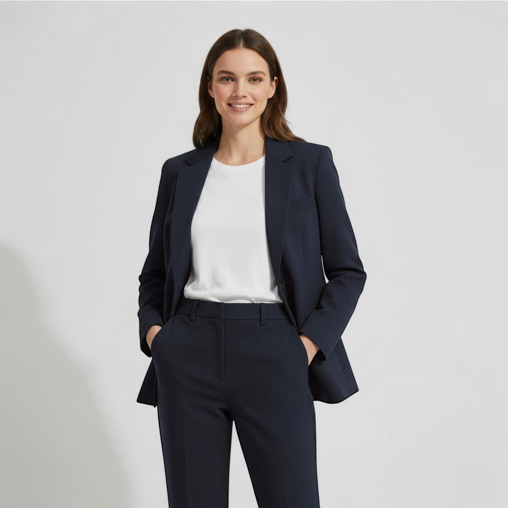 Conjunto de blazer y pantalón para mujer | Rico