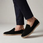 Mocasines de lona para hombre sin cordones – Corte flexible y transpirable