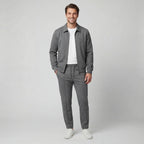 Conjunto de chaqueta y pantalón para hombre de mezcla de algodón: corte slim