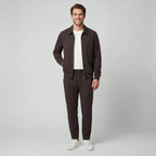 Conjunto de chaqueta y pantalón para hombre de mezcla de algodón: corte slim