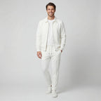 Conjunto de chaqueta y pantalón para hombre de mezcla de algodón: corte slim
