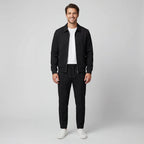 Conjunto de chaqueta y pantalón para hombre de mezcla de algodón: corte slim