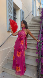 Vestido largo floral para Mujer| Catalina