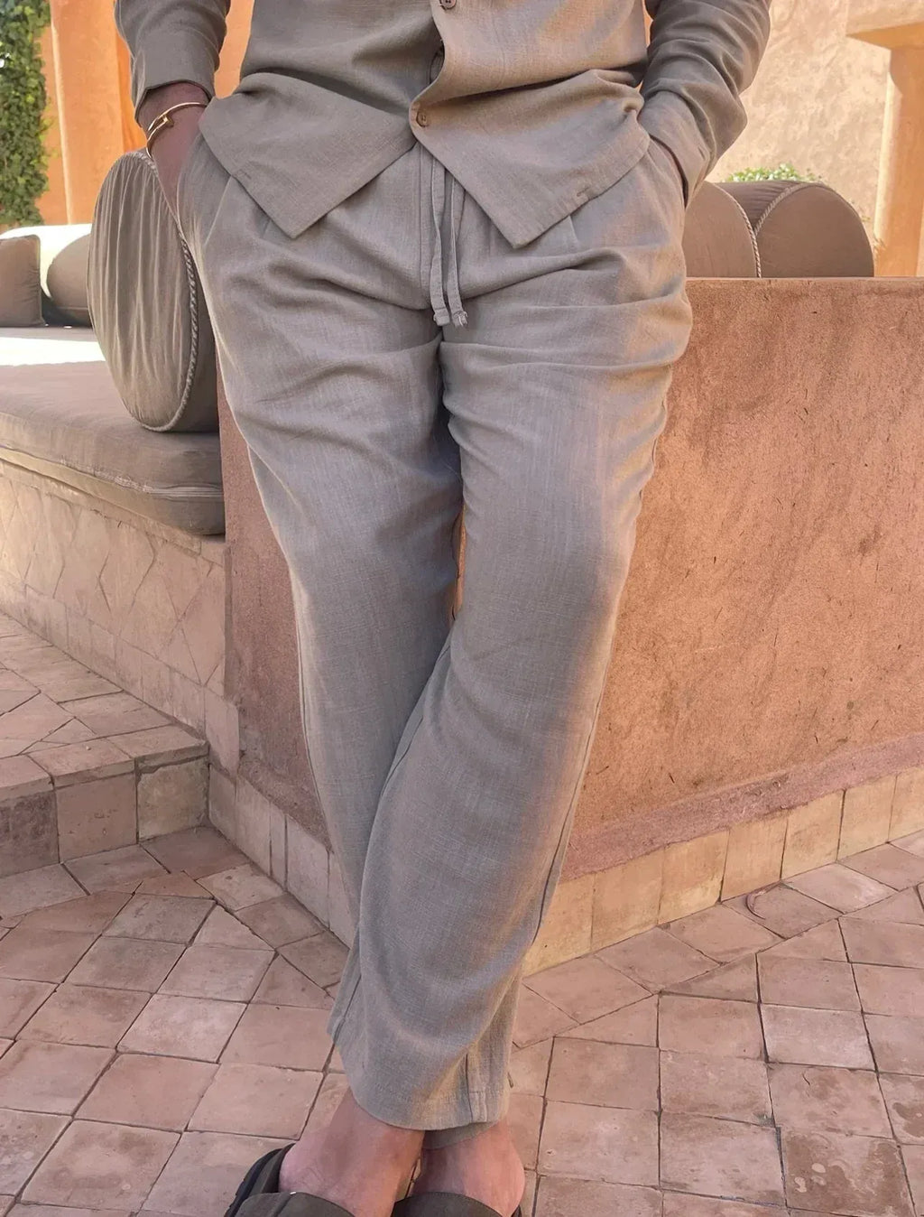 Conjunto de Lino para Hombre Camisa y Pantalón | Joel