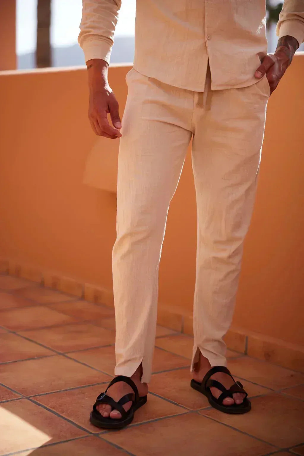 Conjunto de Lino para Hombre Camisa y Pantalón | Joel