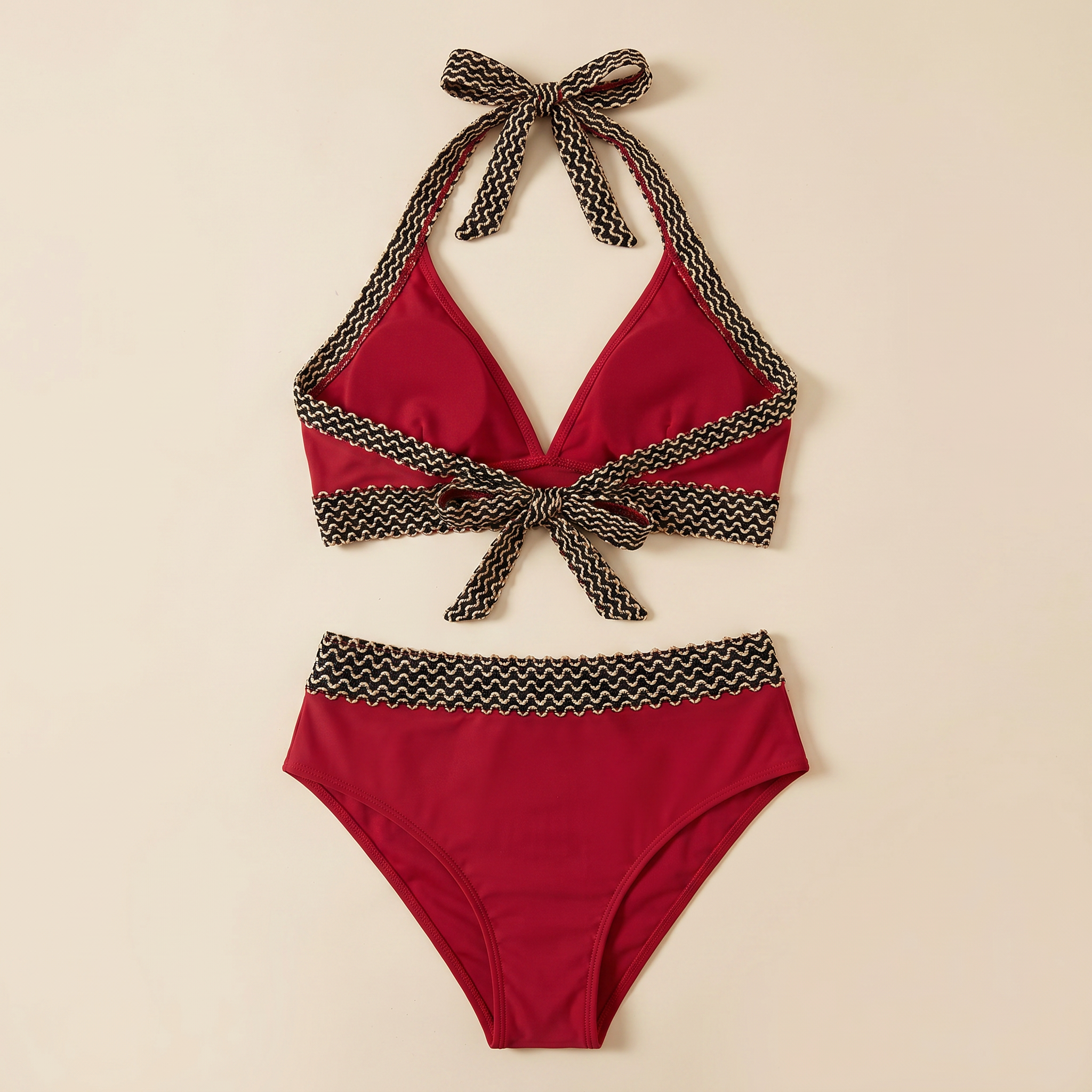 Bikini elegante dos piezas talle alto | Marsella