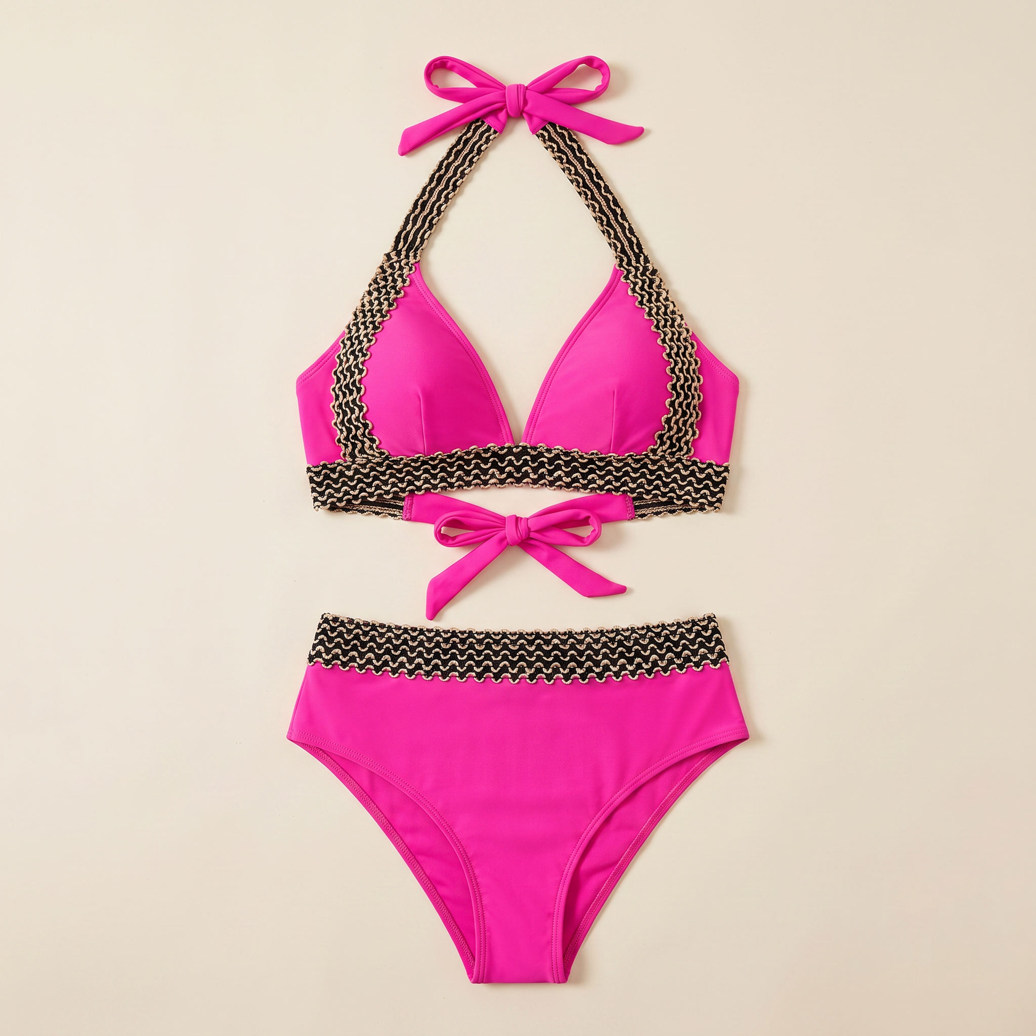 Bikini elegante dos piezas talle alto | Marsella