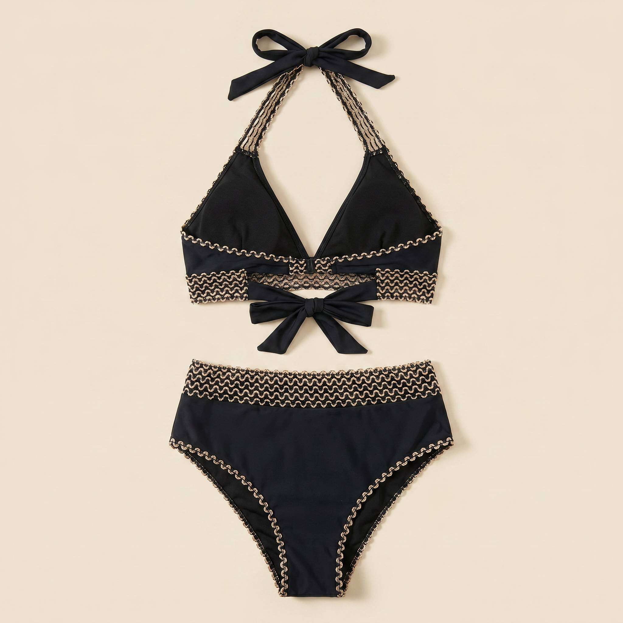 Bikini elegante dos piezas talle alto | Marsella