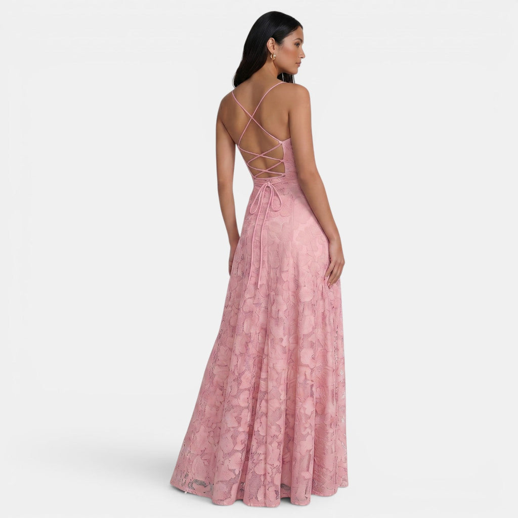 Vestido Mujer Ajustado Sin Espalda con Lazos | Arelys