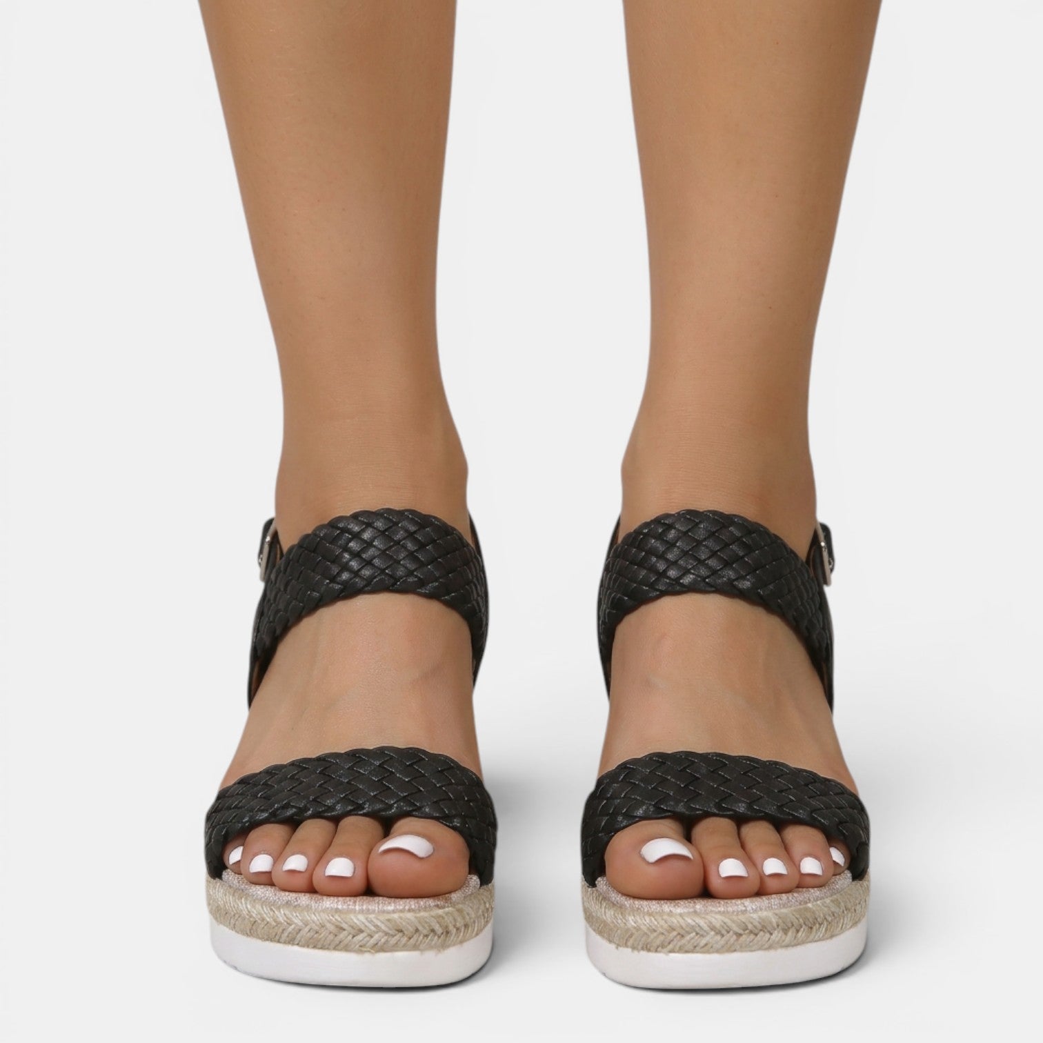 Sandalias Cuero Mujer Plataforma | Leila