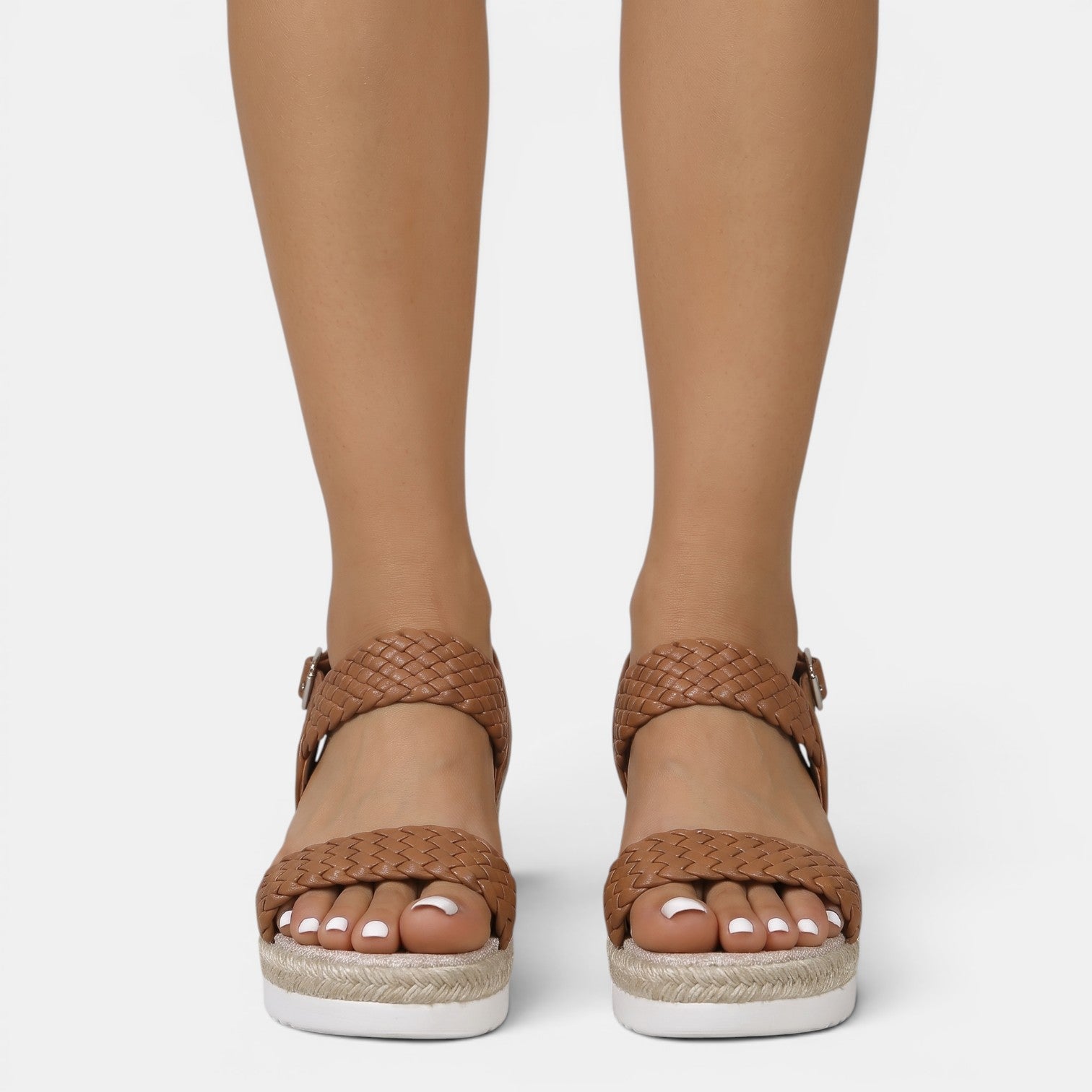 Sandalias Cuero Mujer Plataforma | Leila