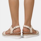 Sandalias Cuero Mujer Plataforma | Leila