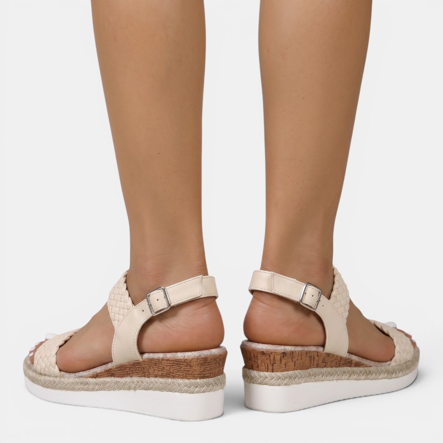 Sandalias Cuero Mujer Plataforma | Leila