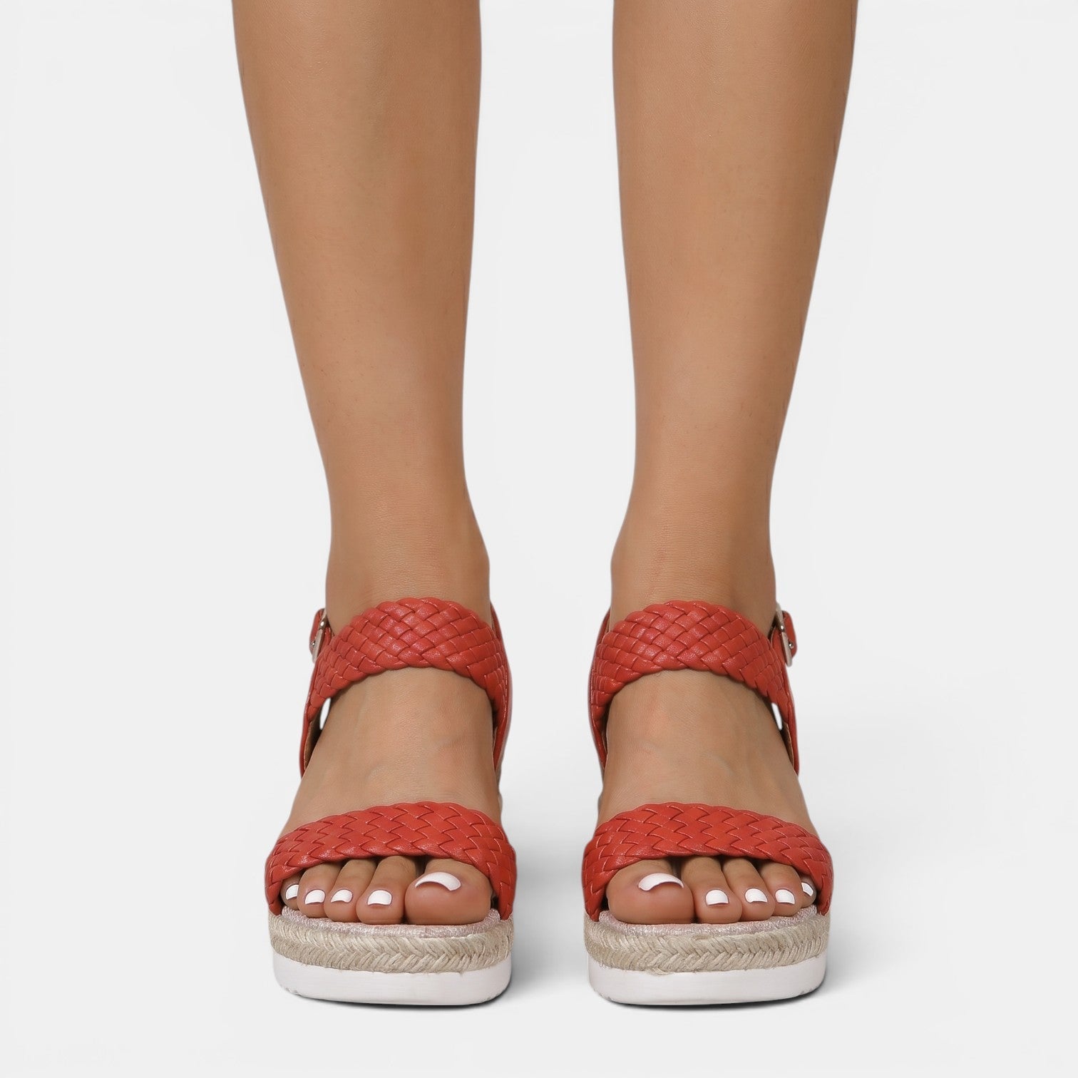 Sandalias Cuero Mujer Plataforma | Leila