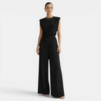 Conjunto Mujer sin Mangas con Pantalón Wide Leg | Adriana