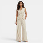Conjunto Elegante Mujer Chaleco y Pantalón | Andalucia
