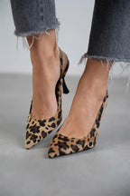 Zapatos de tacón de leopardo | Monica