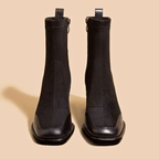 Botines de Piel Tacón Bloque Elegantes Mujer | Maison