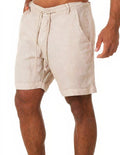 Pantalón Corto de Lino Hombre Cintura Elástica | Gonzalo