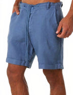 Pantalón Corto de Lino Hombre Cintura Elástica | Gonzalo