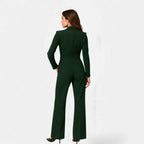 Mono Largo Elegante Mujer Escote V Manga Larga | Pilar